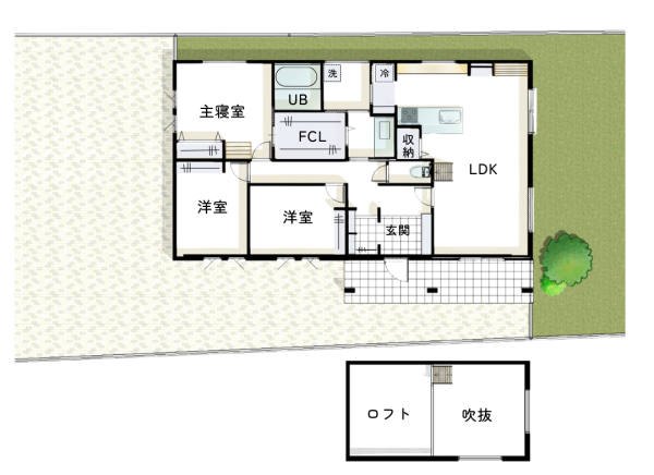 1階間取り図