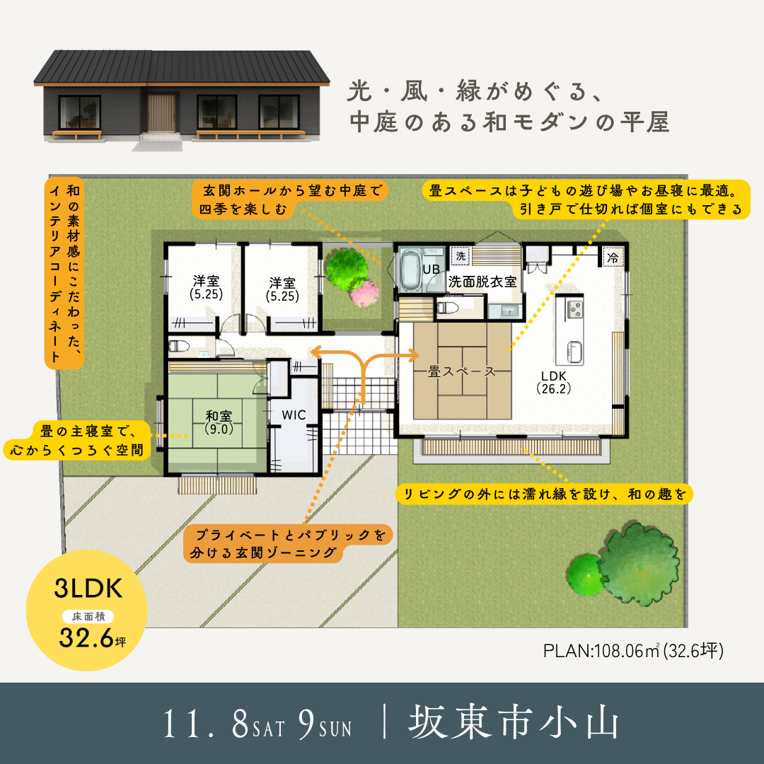 坂東市小山 外観