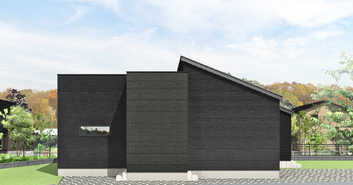 取手市下高井・2LDK 27.7坪 Black & Cozy 外観