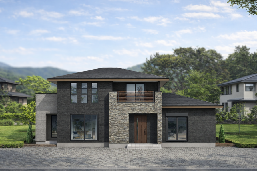 二世帯住宅 完成見学会 外観