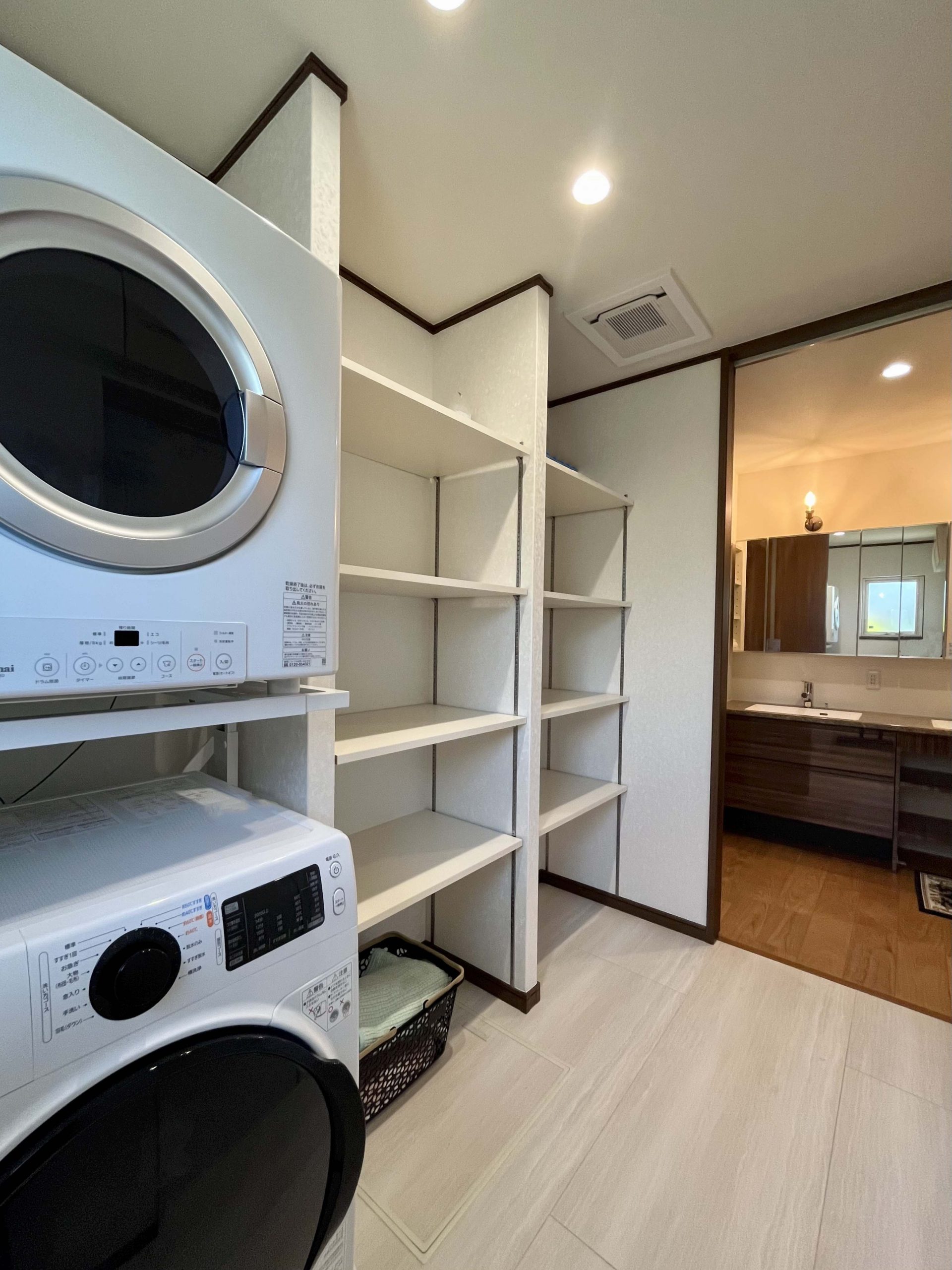 大空間のリビングに集う社員と愉しむ家　－龍ケ崎市　H様－　　